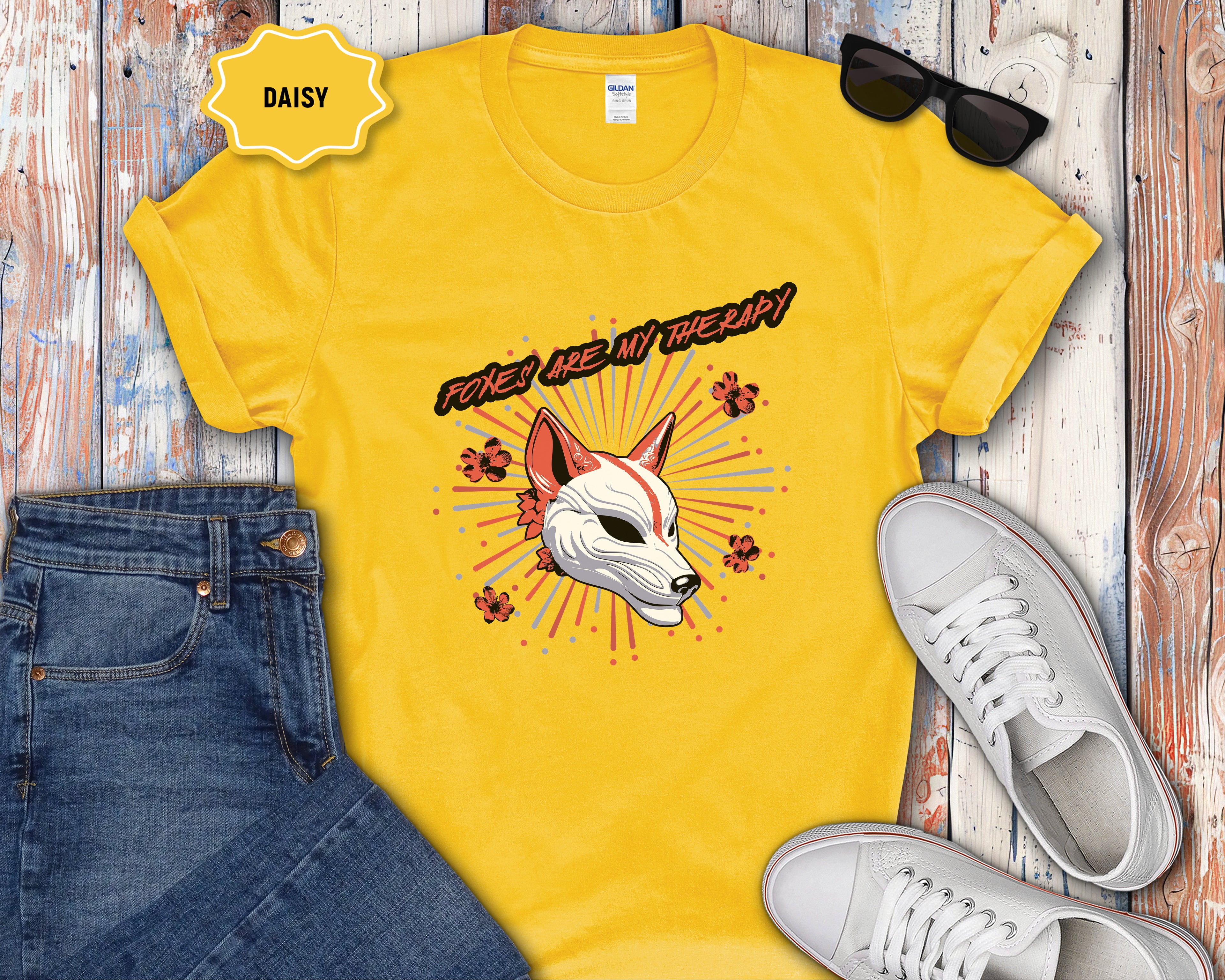 Foxes are my Therapy T-Shirt