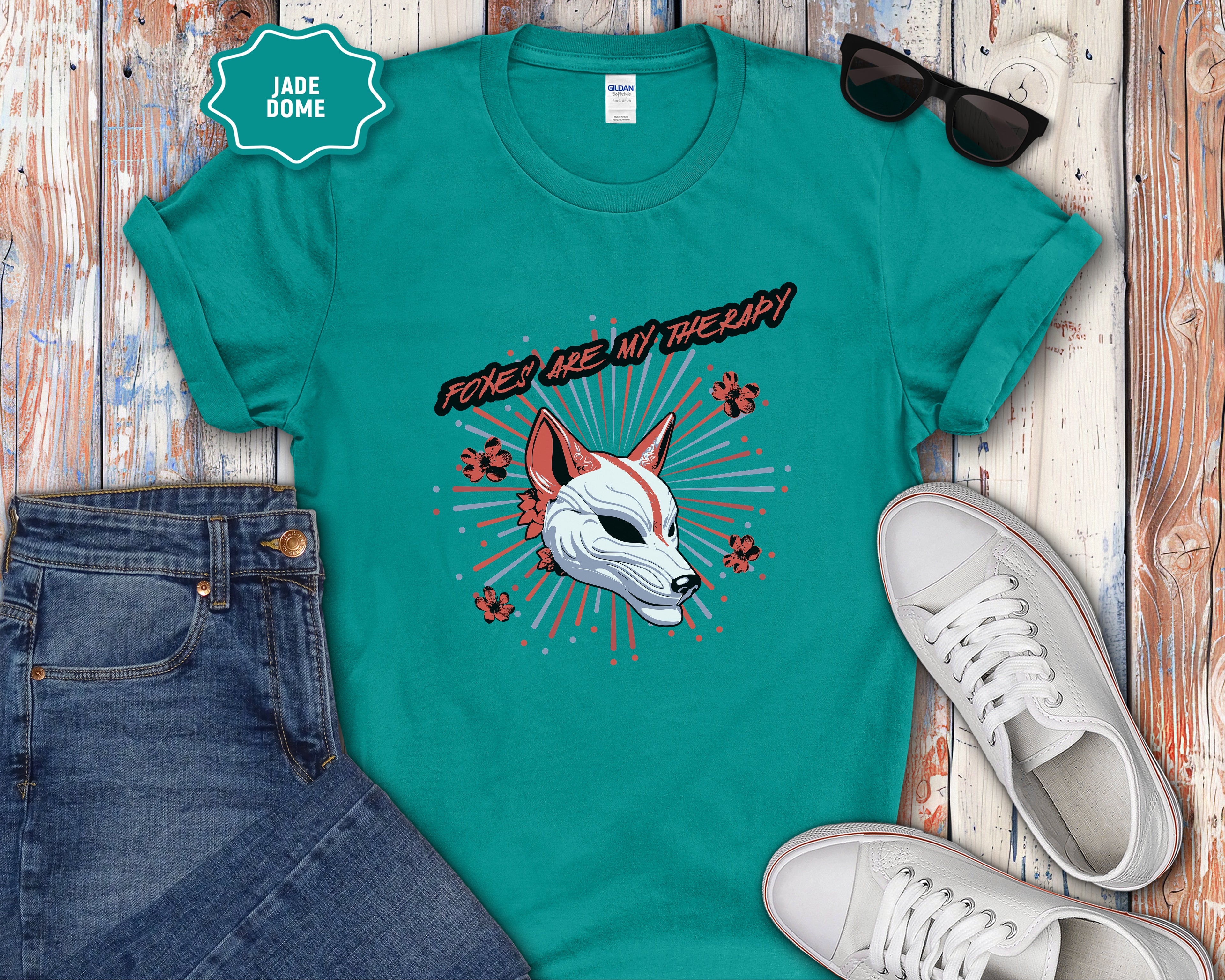 Foxes are my Therapy T-Shirt