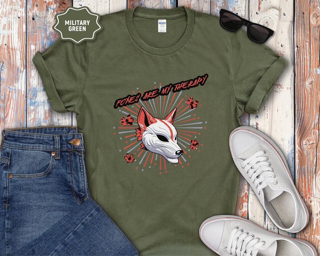 Foxes are my Therapy T-Shirt