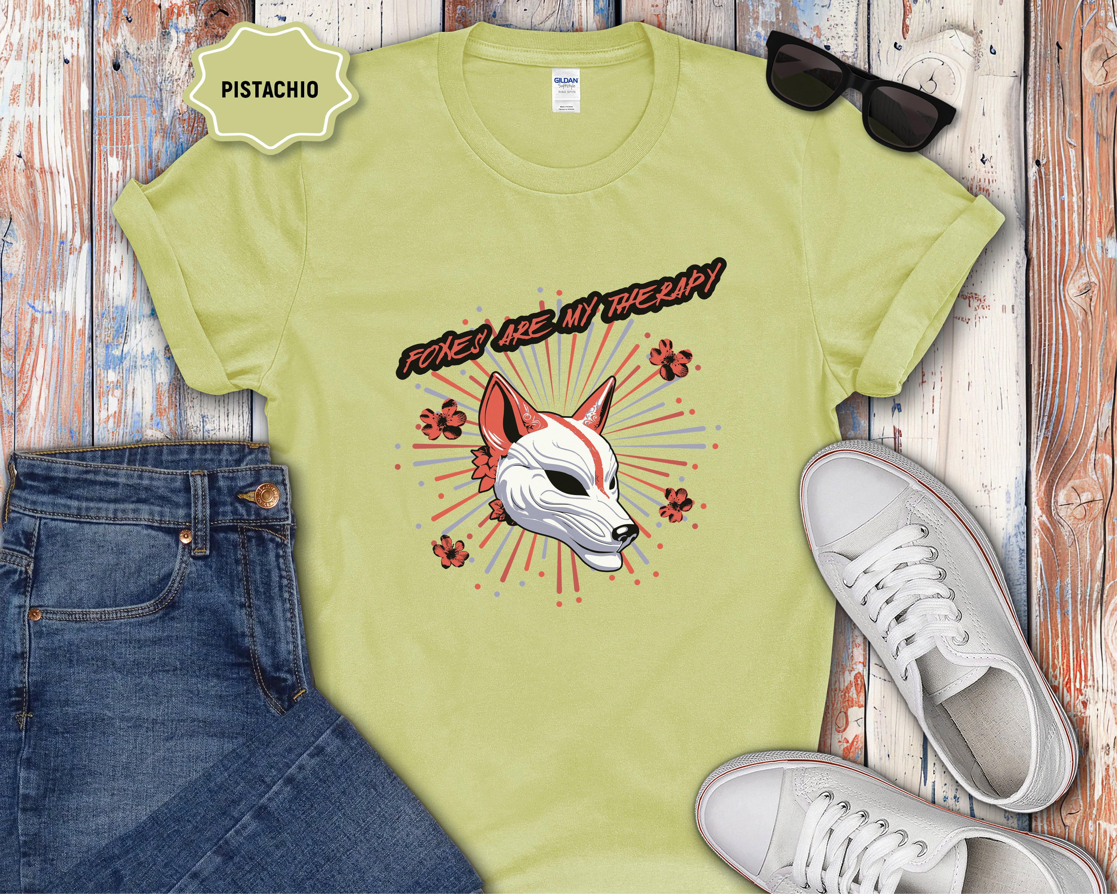 Foxes are my Therapy T-Shirt
