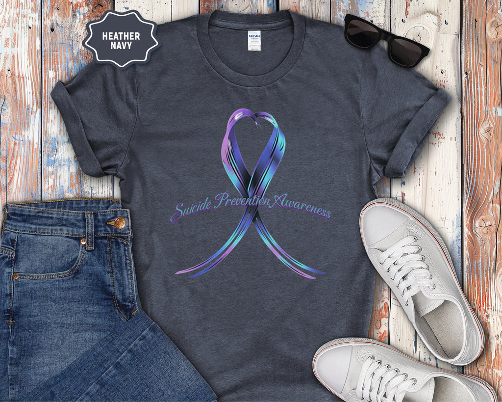 Suicide Prevention Awareness Ribbon T-Shirt