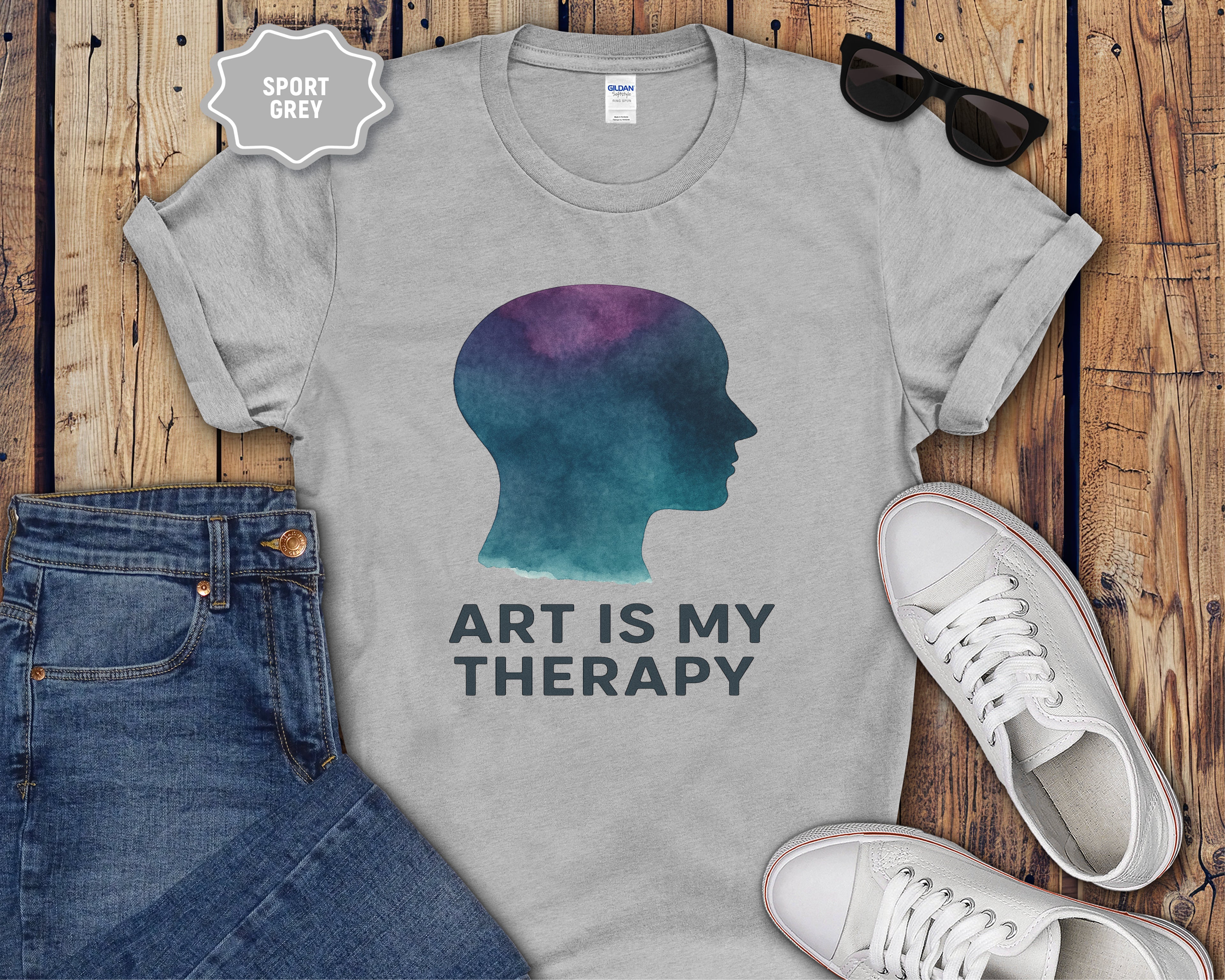 Art Is My Therapy T-Shirt