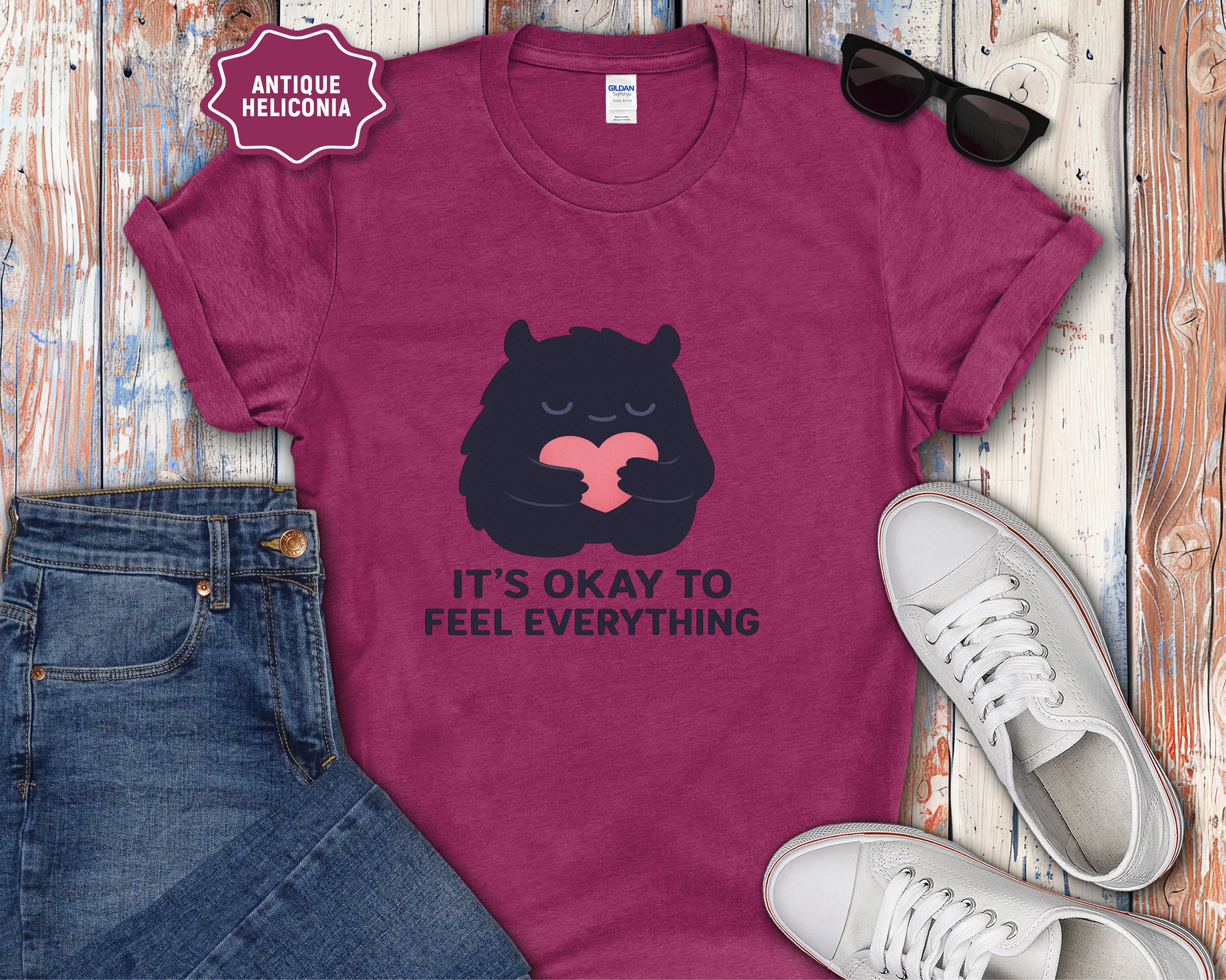 It's Okay to Feel Everything Monster T-Shirt