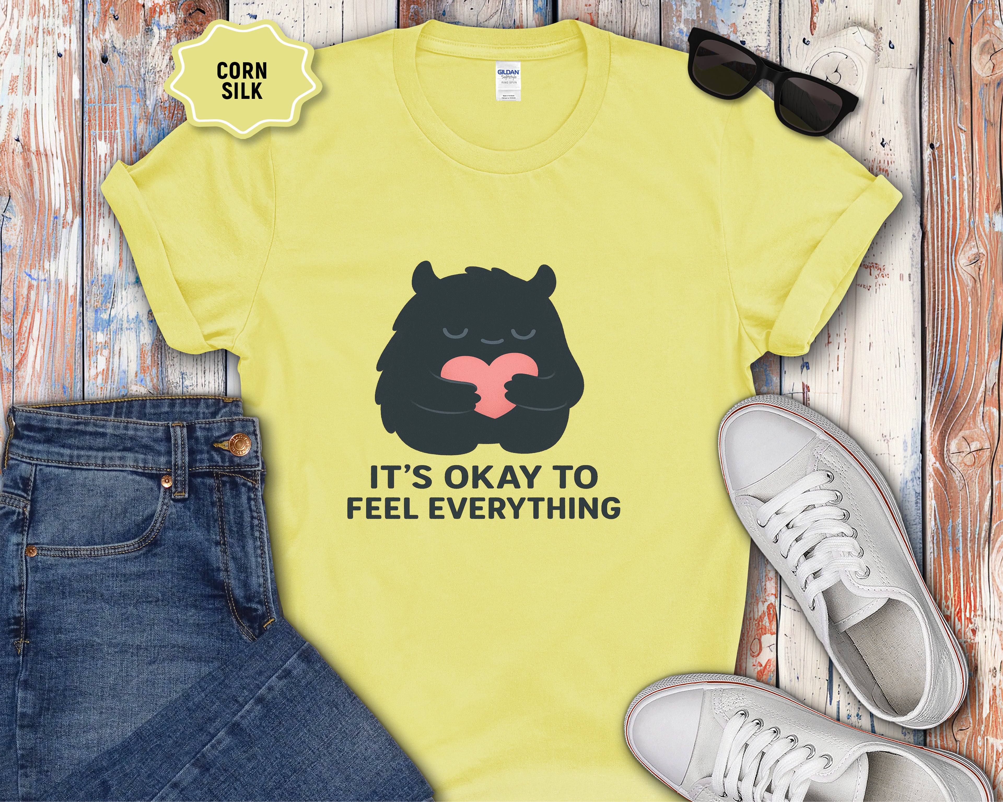 It's Okay to Feel Everything Monster T-Shirt