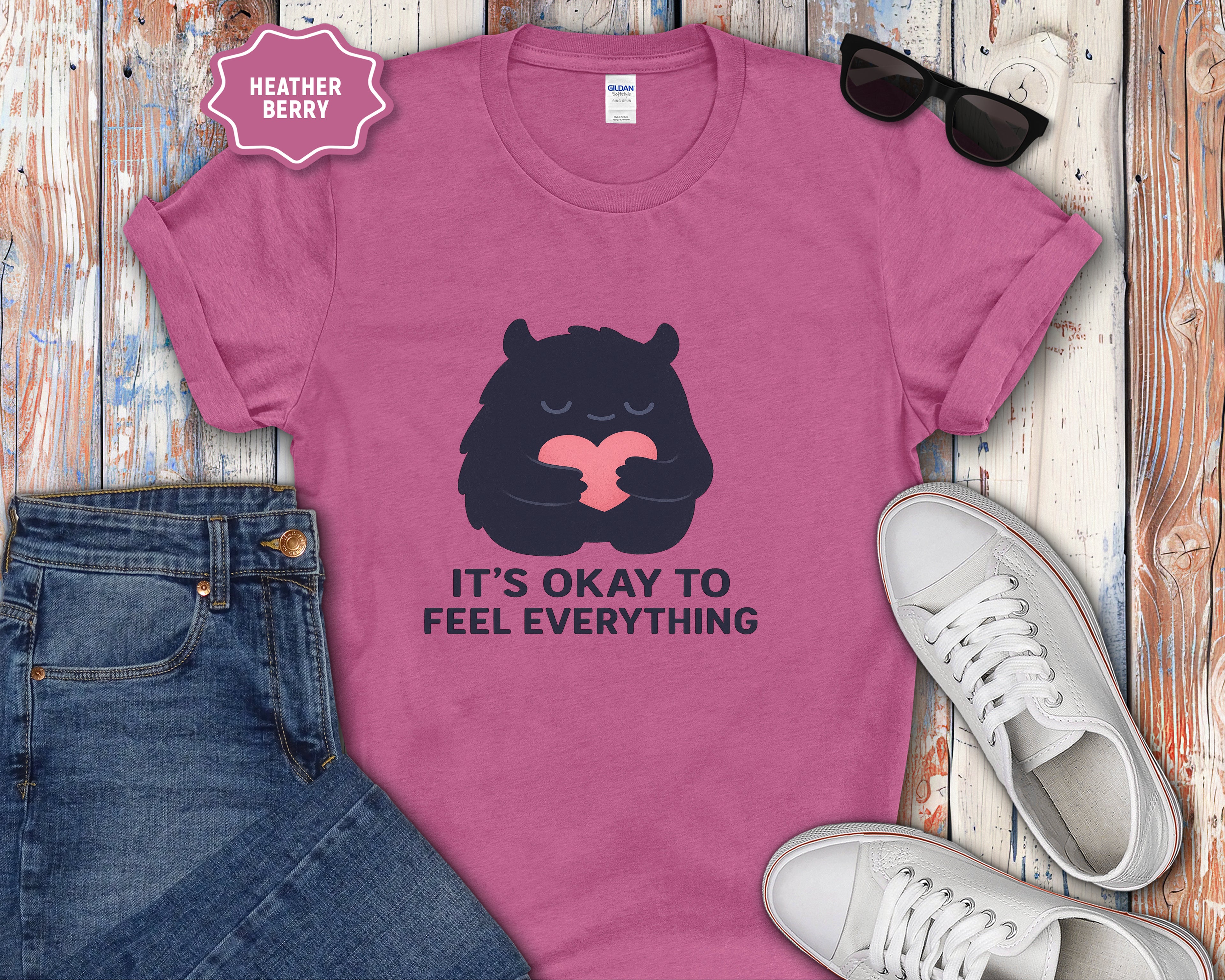 It's Okay to Feel Everything Monster T-Shirt