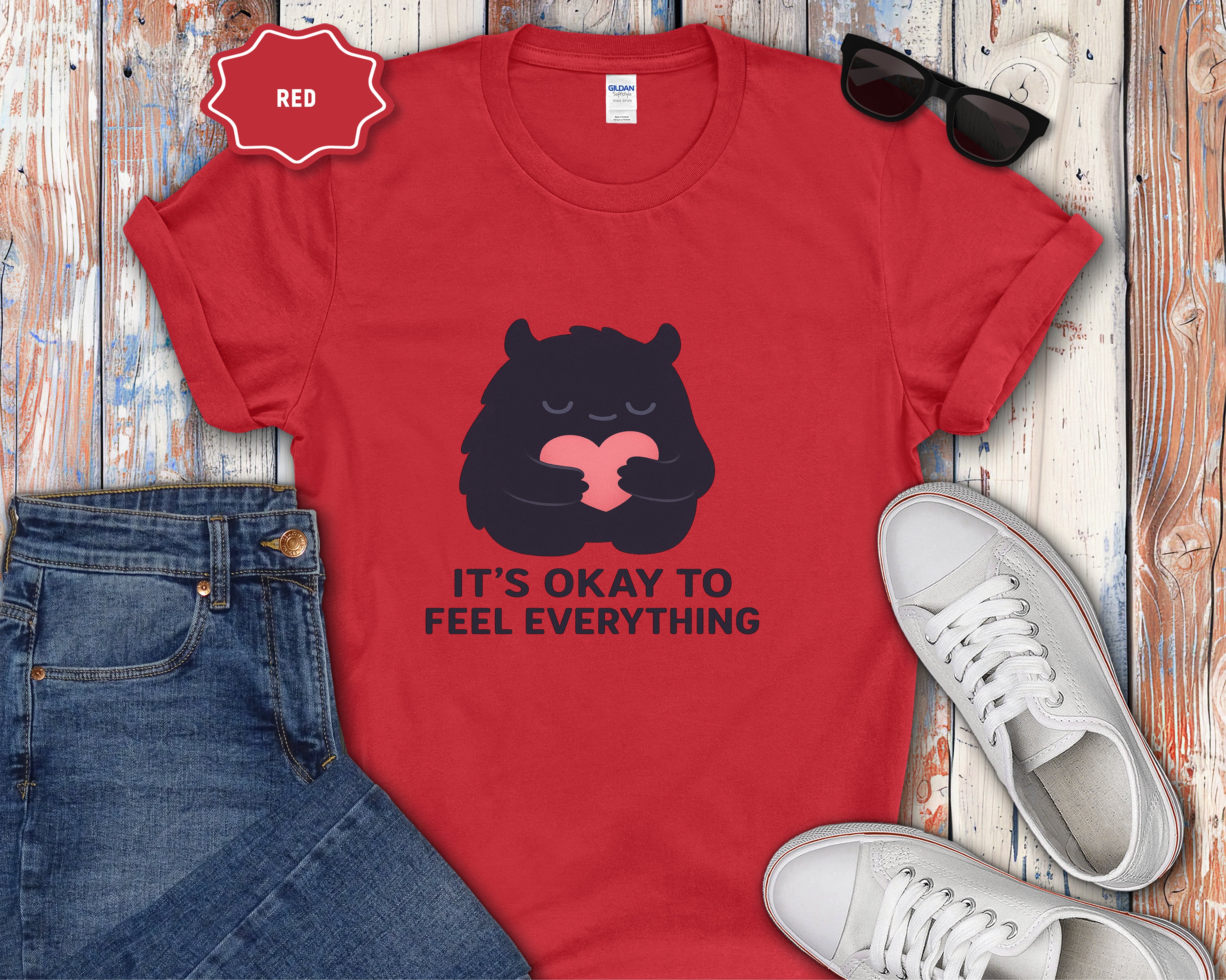 It's Okay to Feel Everything Monster T-Shirt