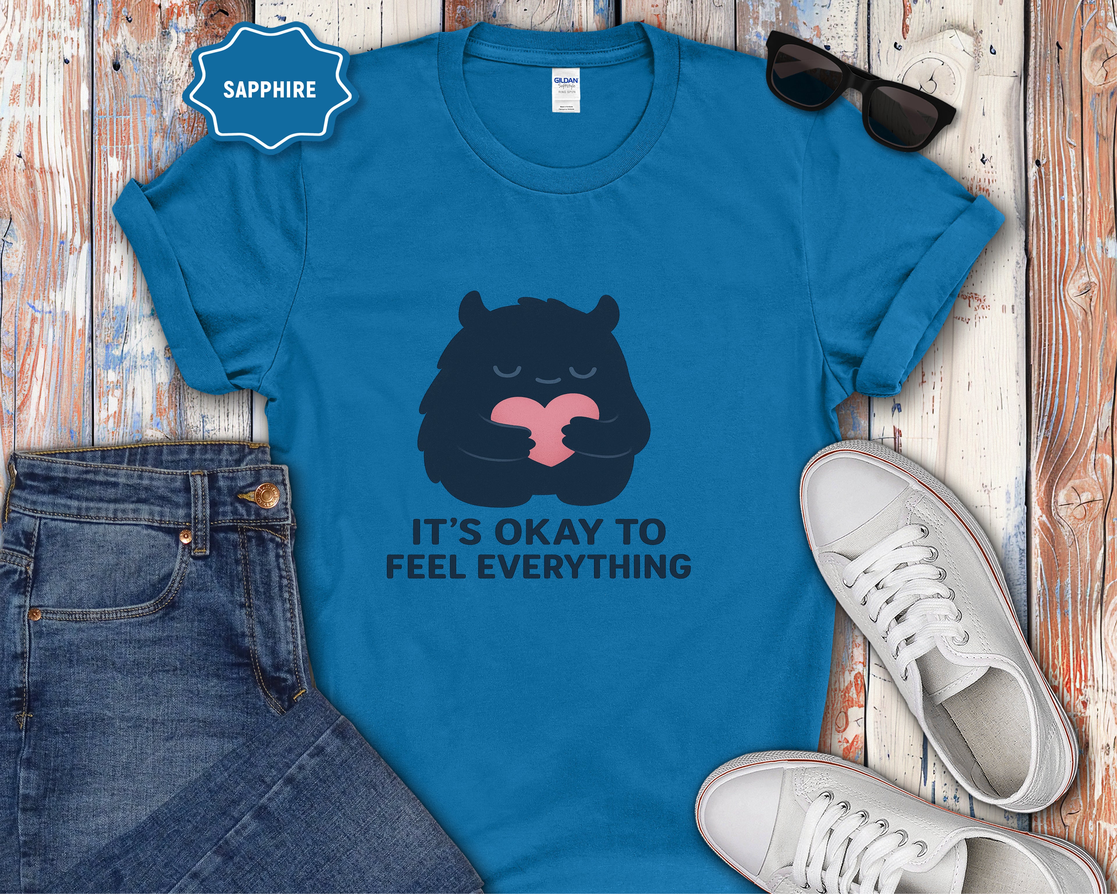 It's Okay to Feel Everything Monster T-Shirt