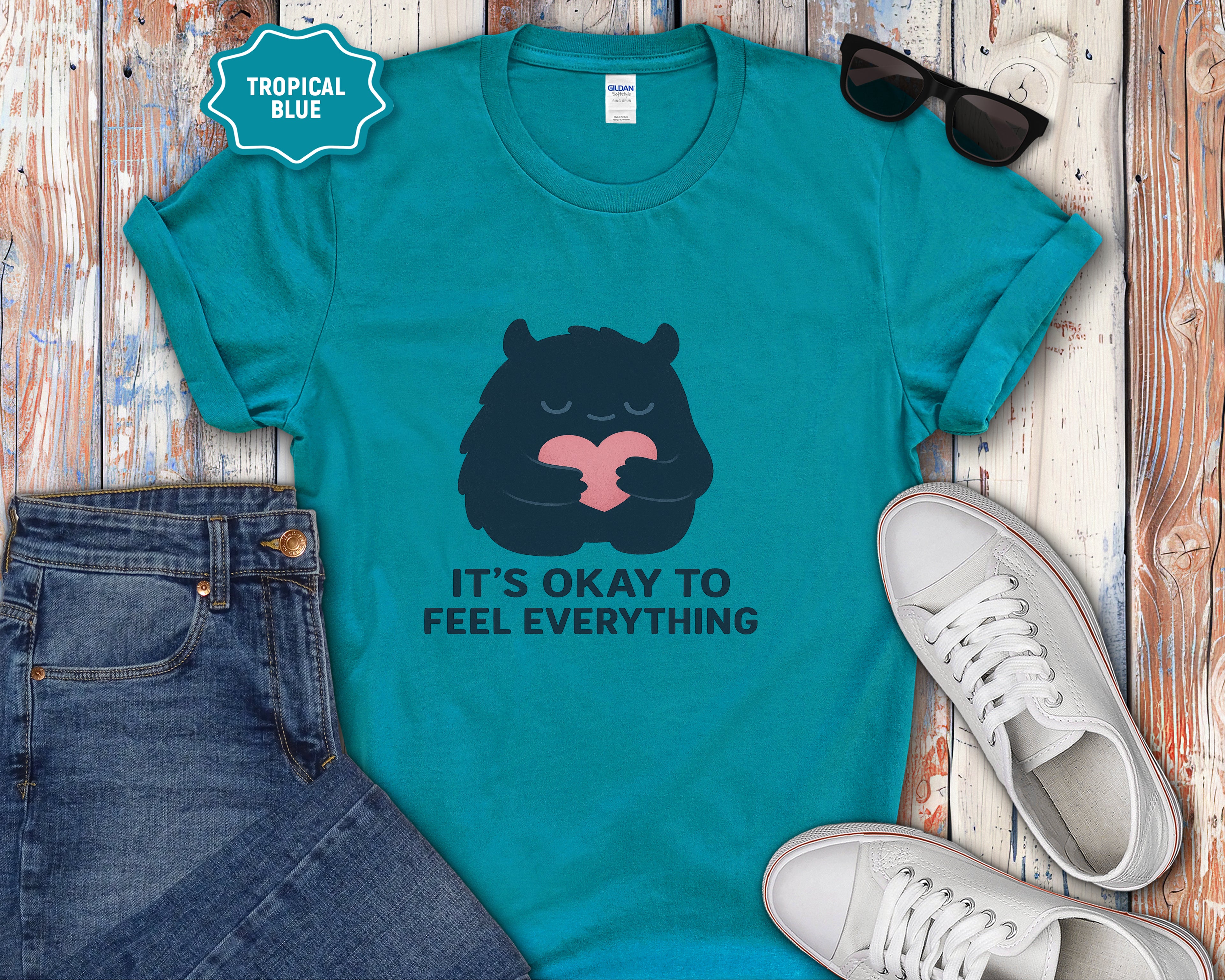 It's Okay to Feel Everything Monster T-Shirt