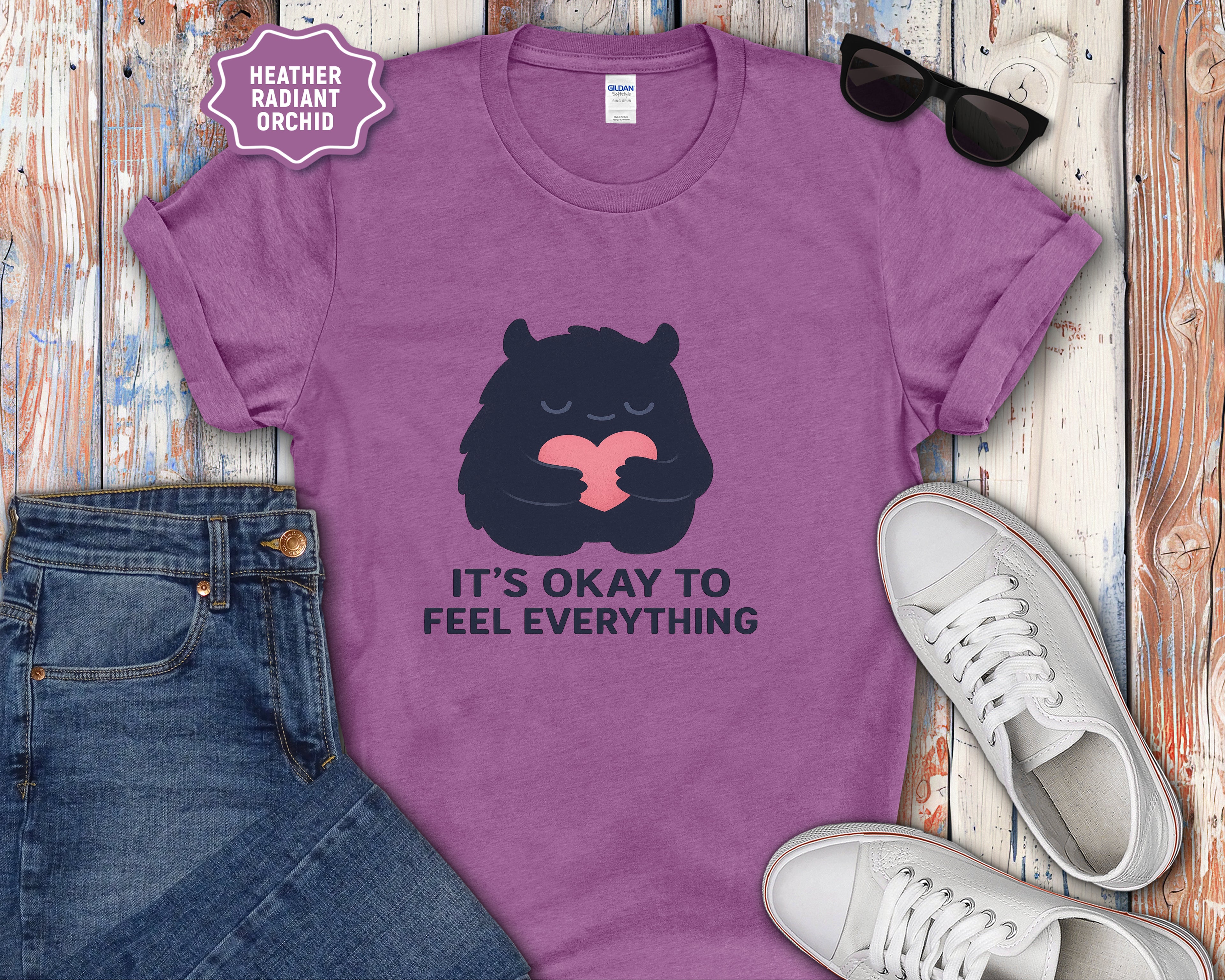 It's Okay to Feel Everything Monster T-Shirt