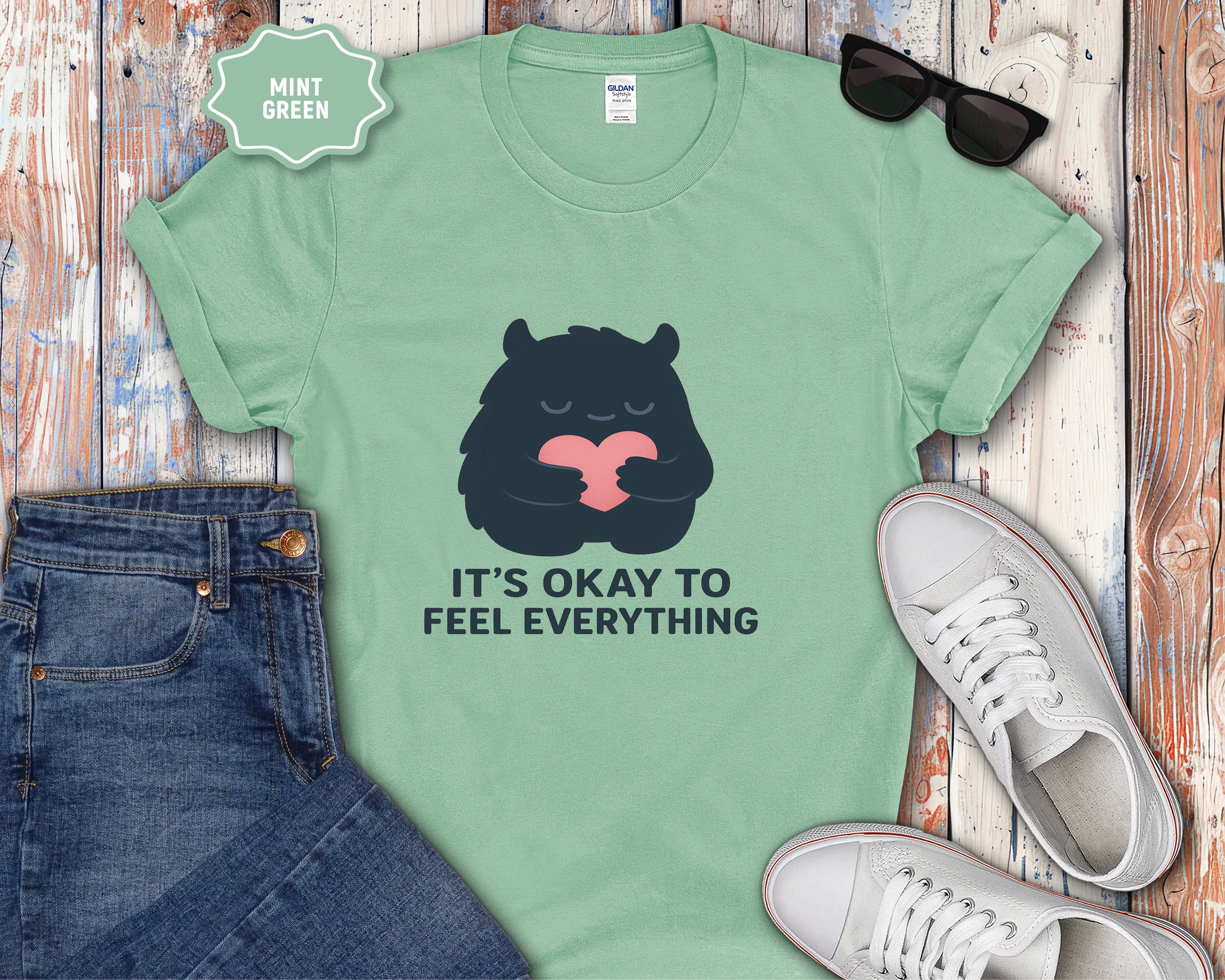 It's Okay to Feel Everything Monster T-Shirt