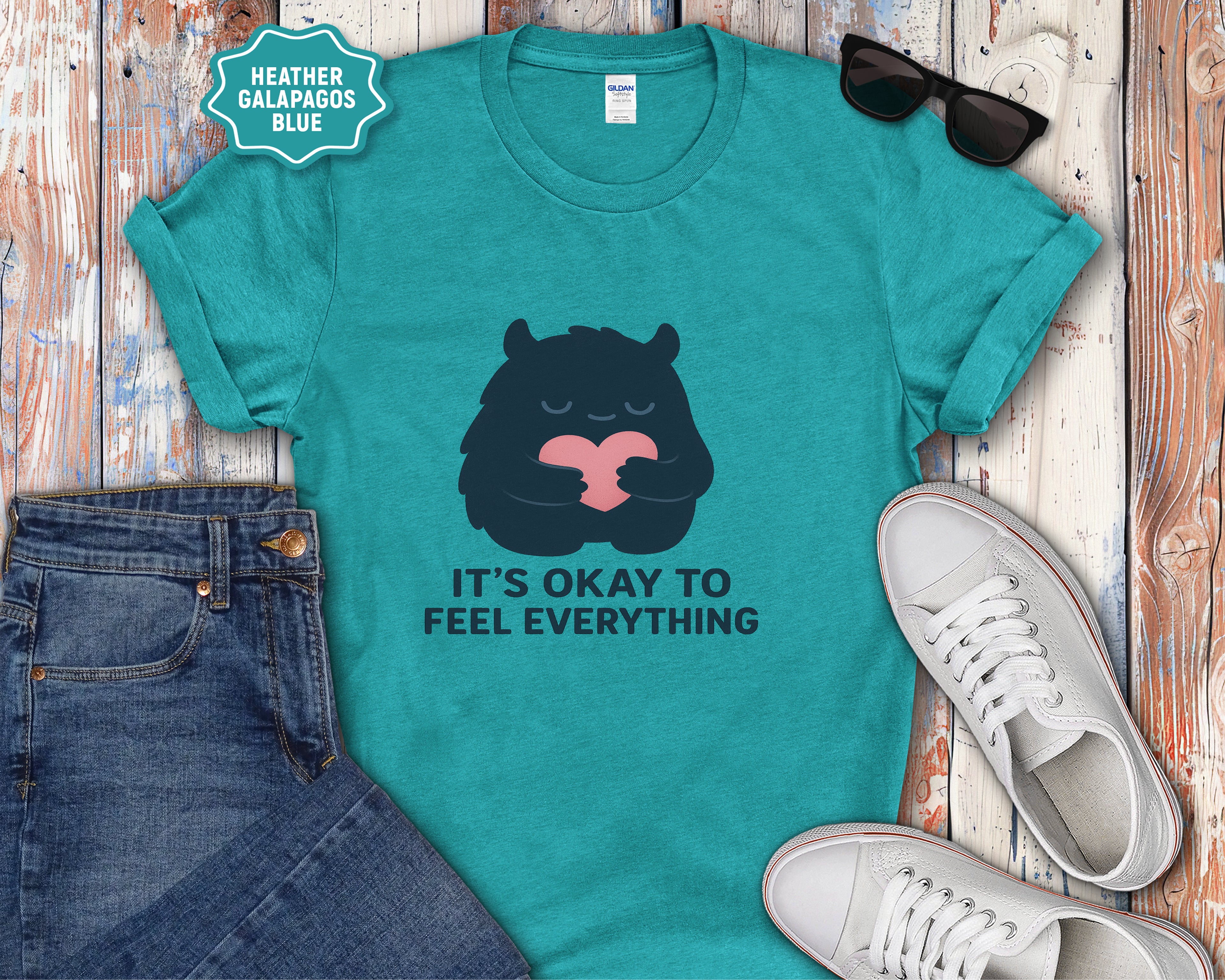 It's Okay to Feel Everything Monster T-Shirt