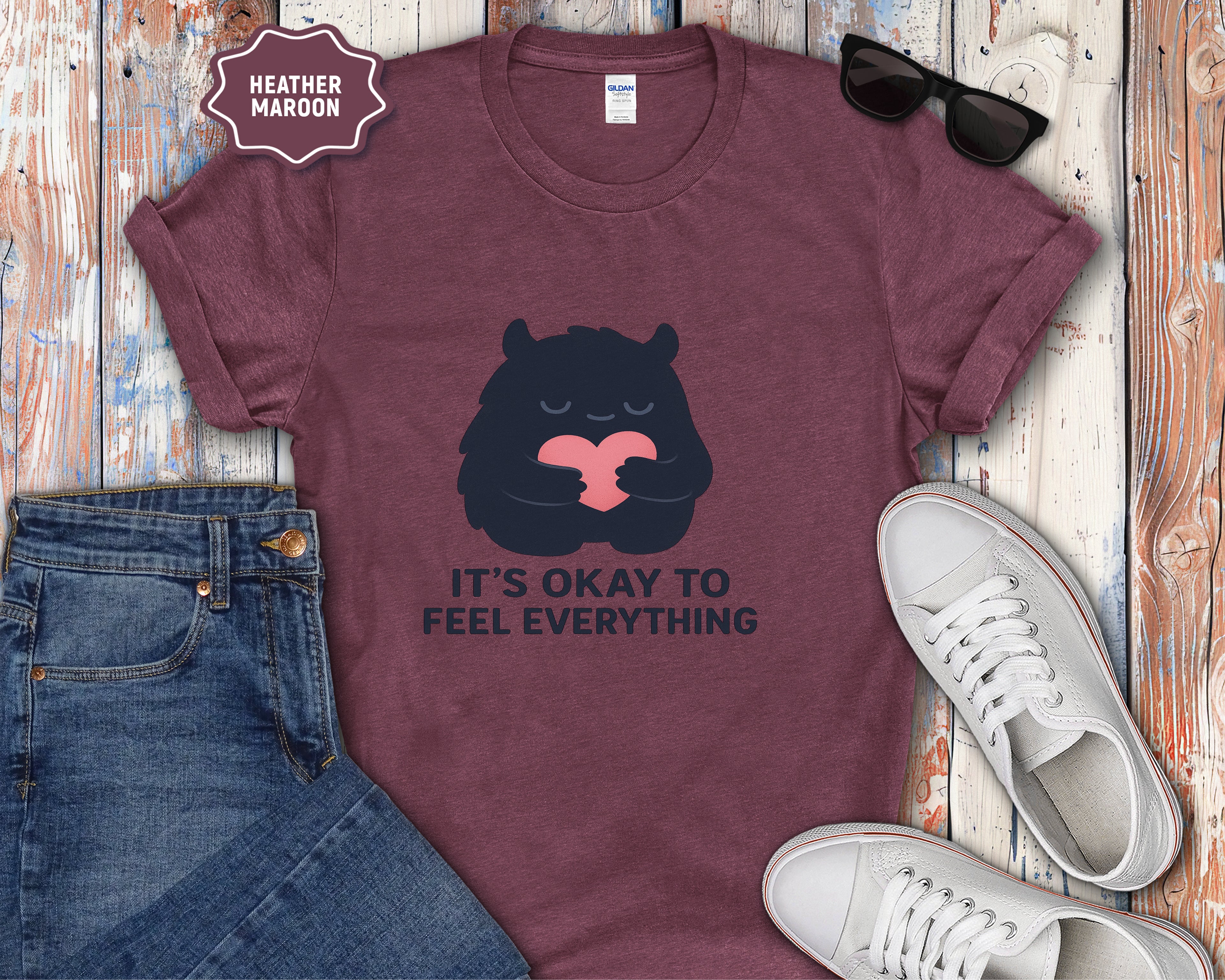 It's Okay to Feel Everything Monster T-Shirt