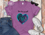 You Are Enough Heart Mental Health Tee