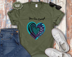 You Are Enough Heart Mental Health Tee