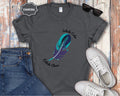 Inhale Calm Exhale Chaos Feather T-Shirt