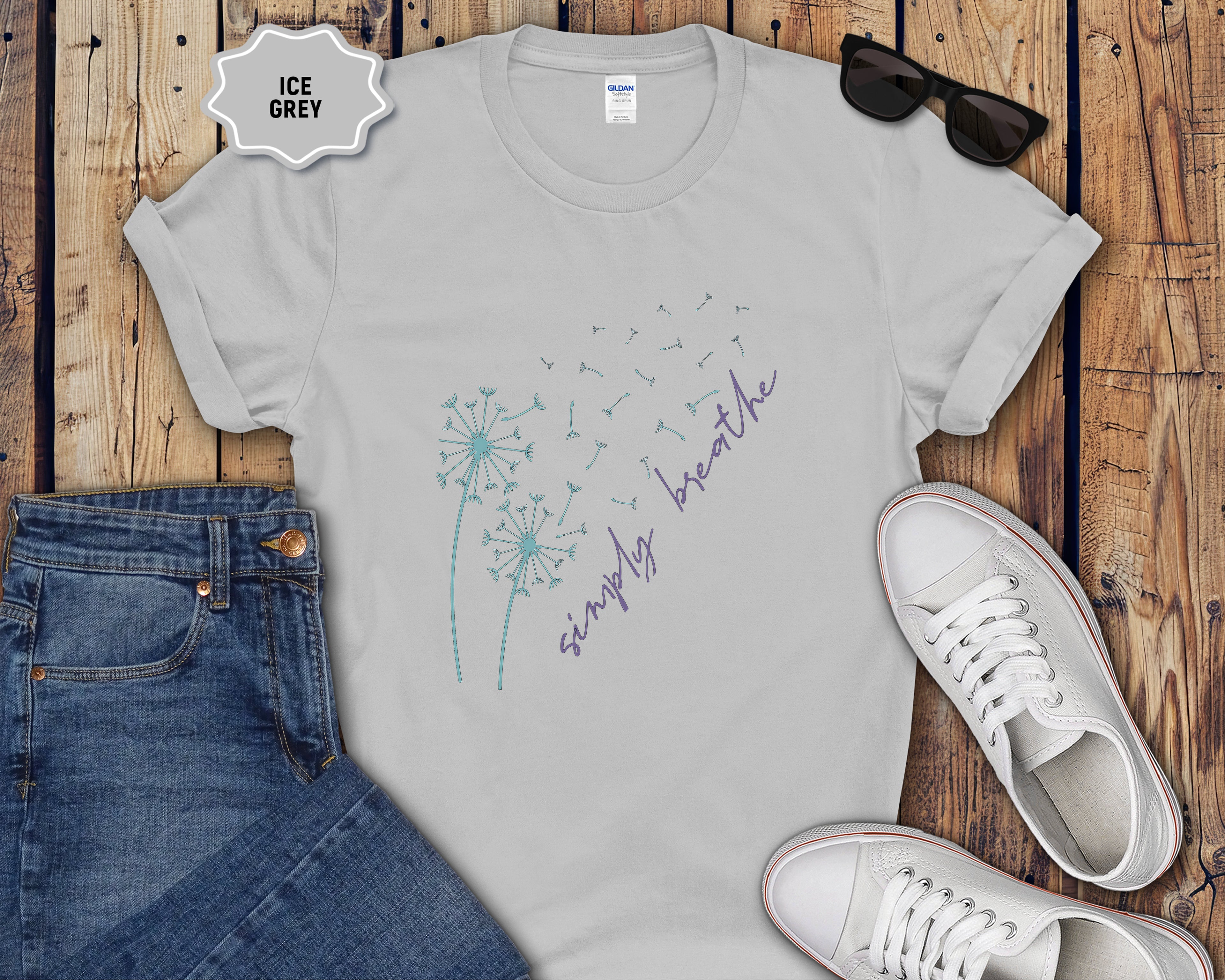 Dandelion Breeze "Simply Breathe" T-Shirt