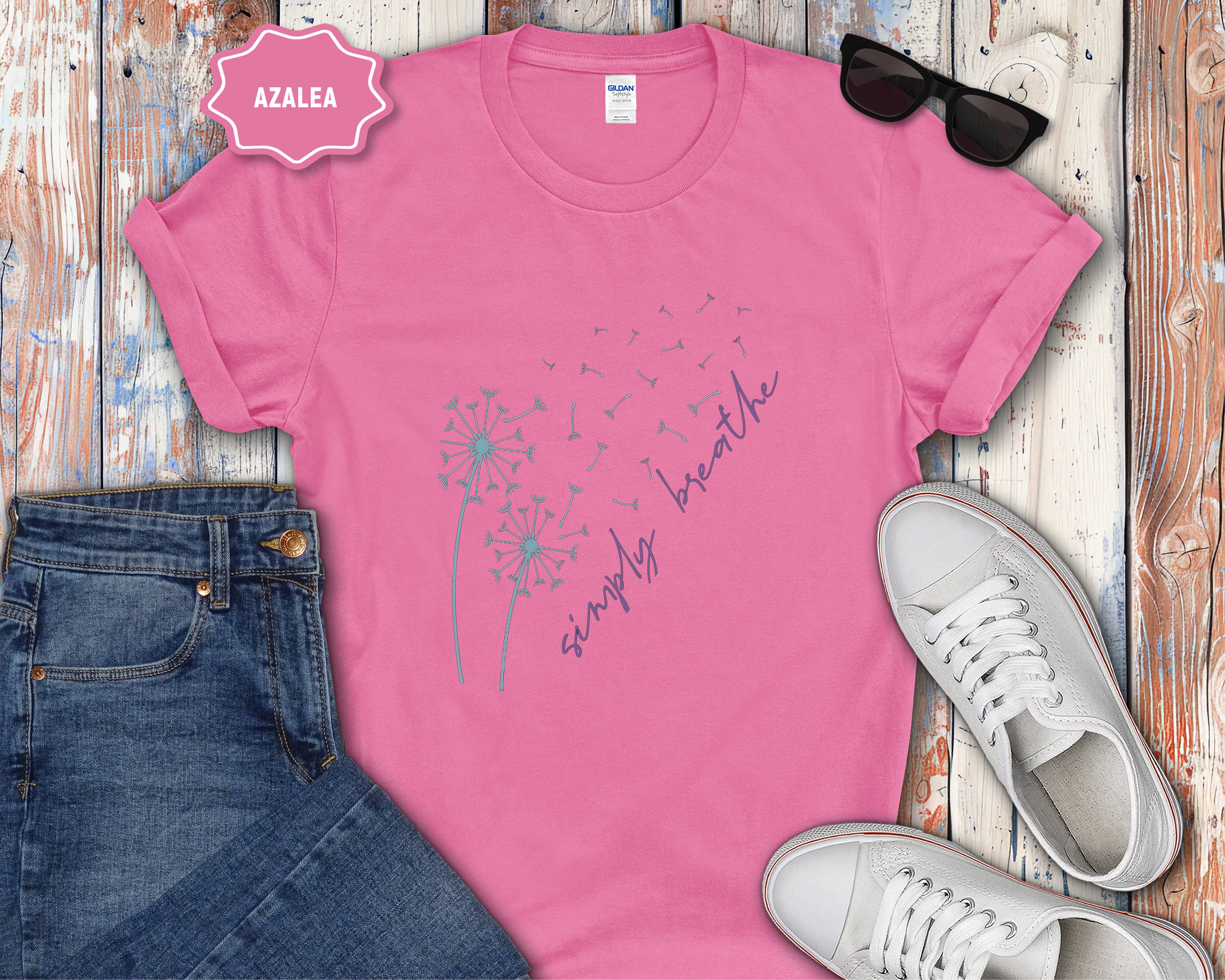 Dandelion Breeze "Simply Breathe" T-Shirt
