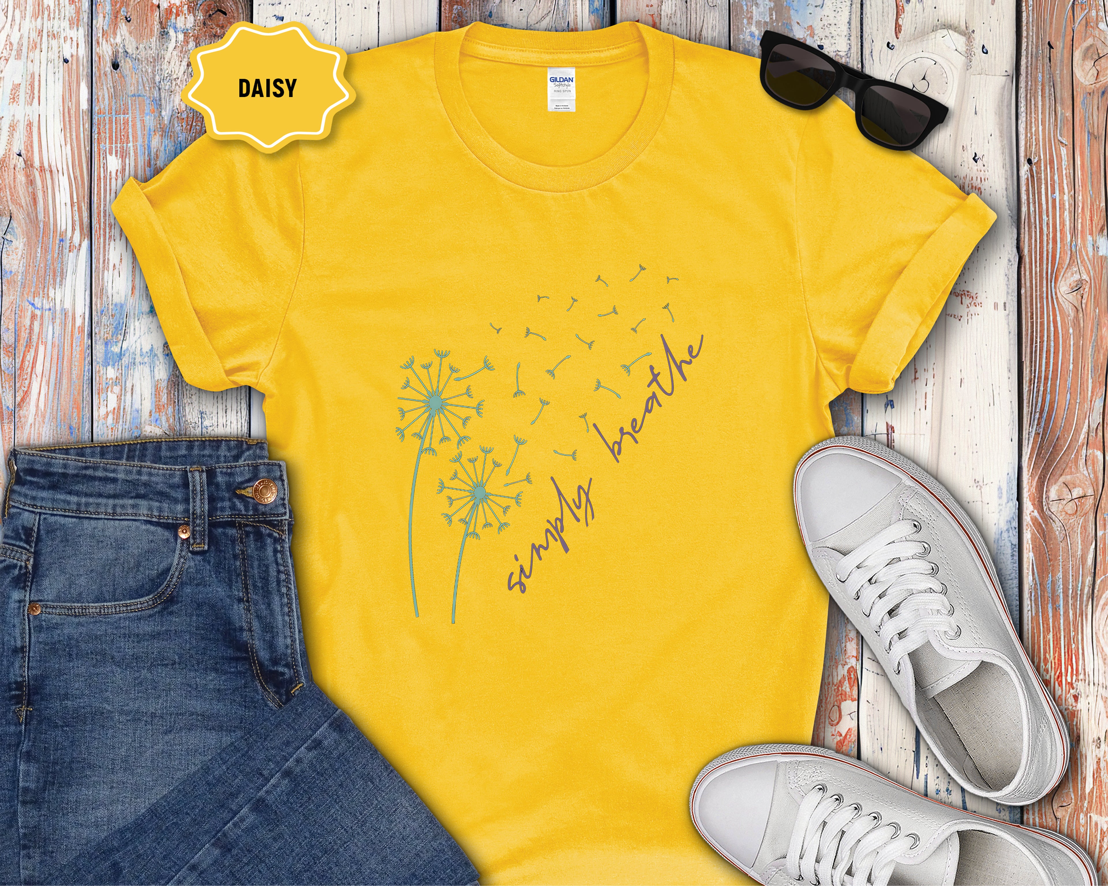 Dandelion Breeze "Simply Breathe" T-Shirt