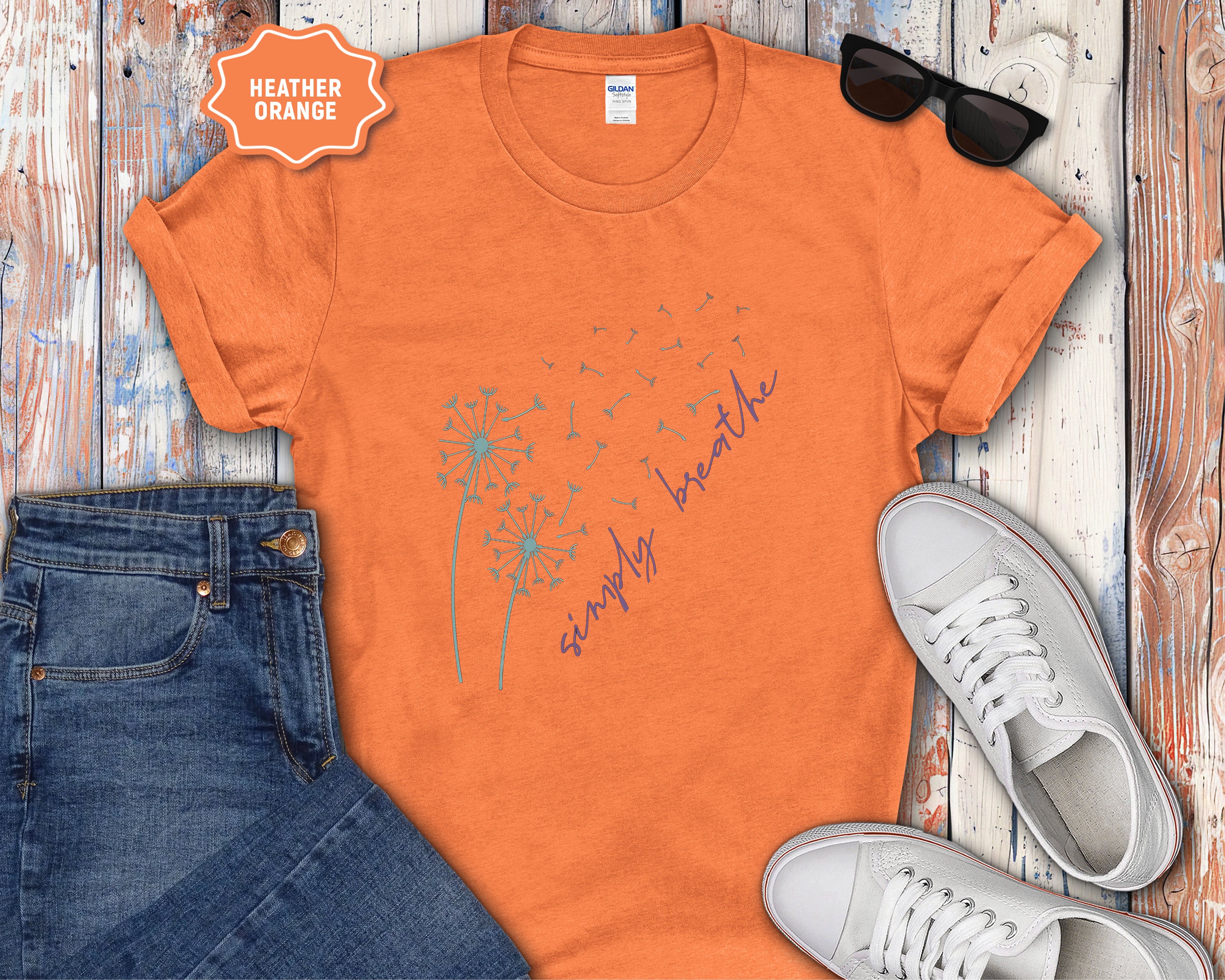 Dandelion Breeze "Simply Breathe" T-Shirt