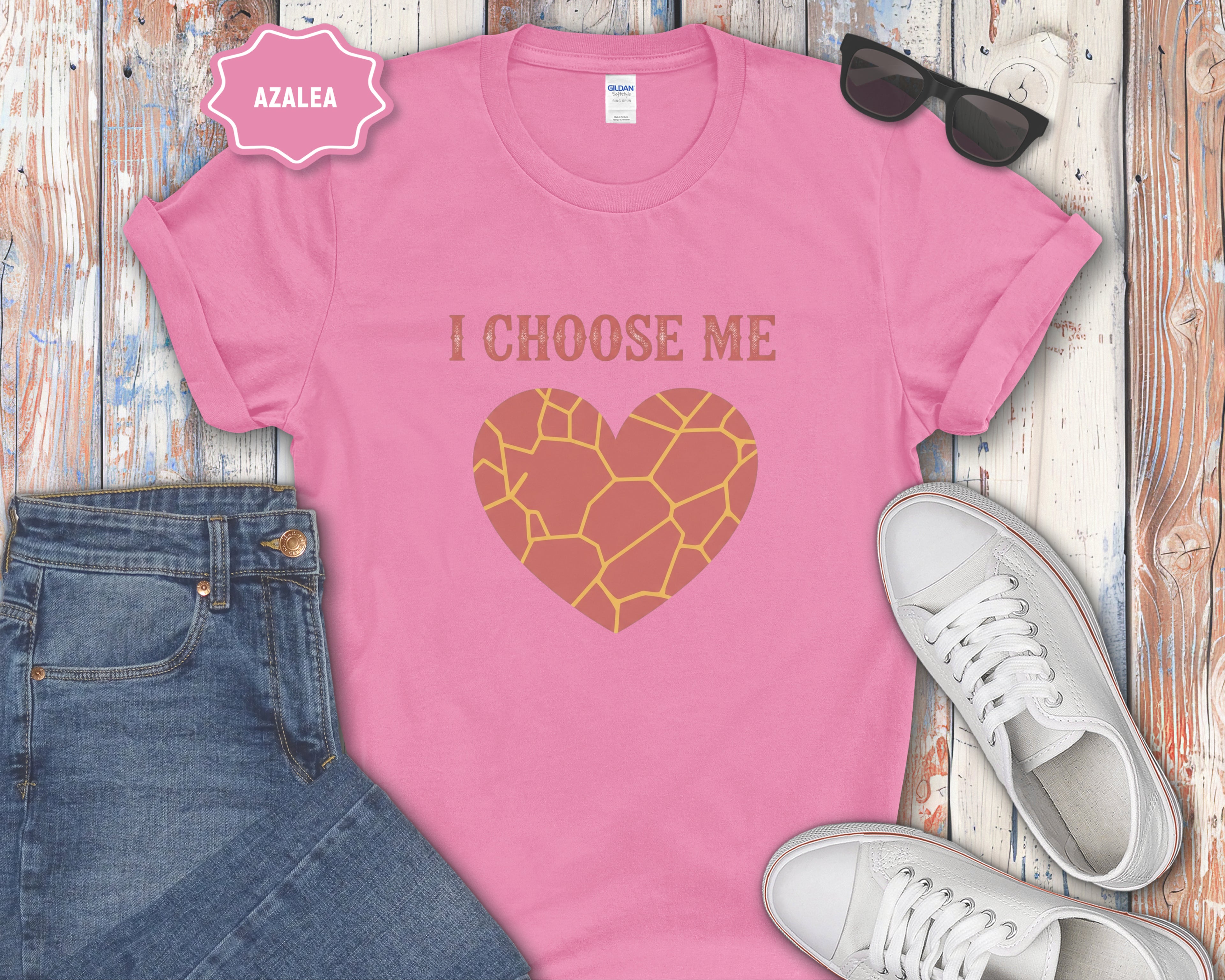I Choose Me Heart Graphic T-Shirt