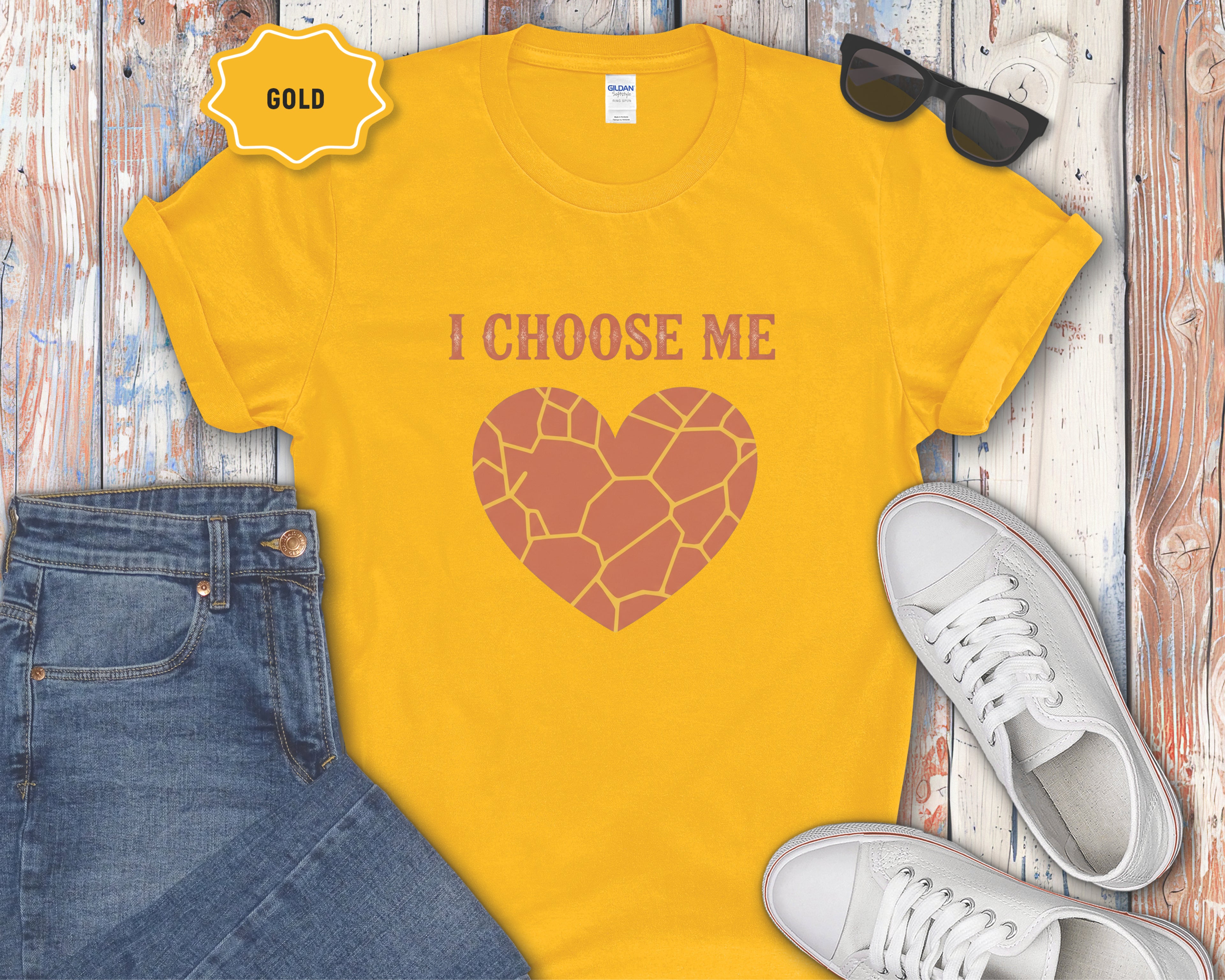 I Choose Me Heart Graphic T-Shirt