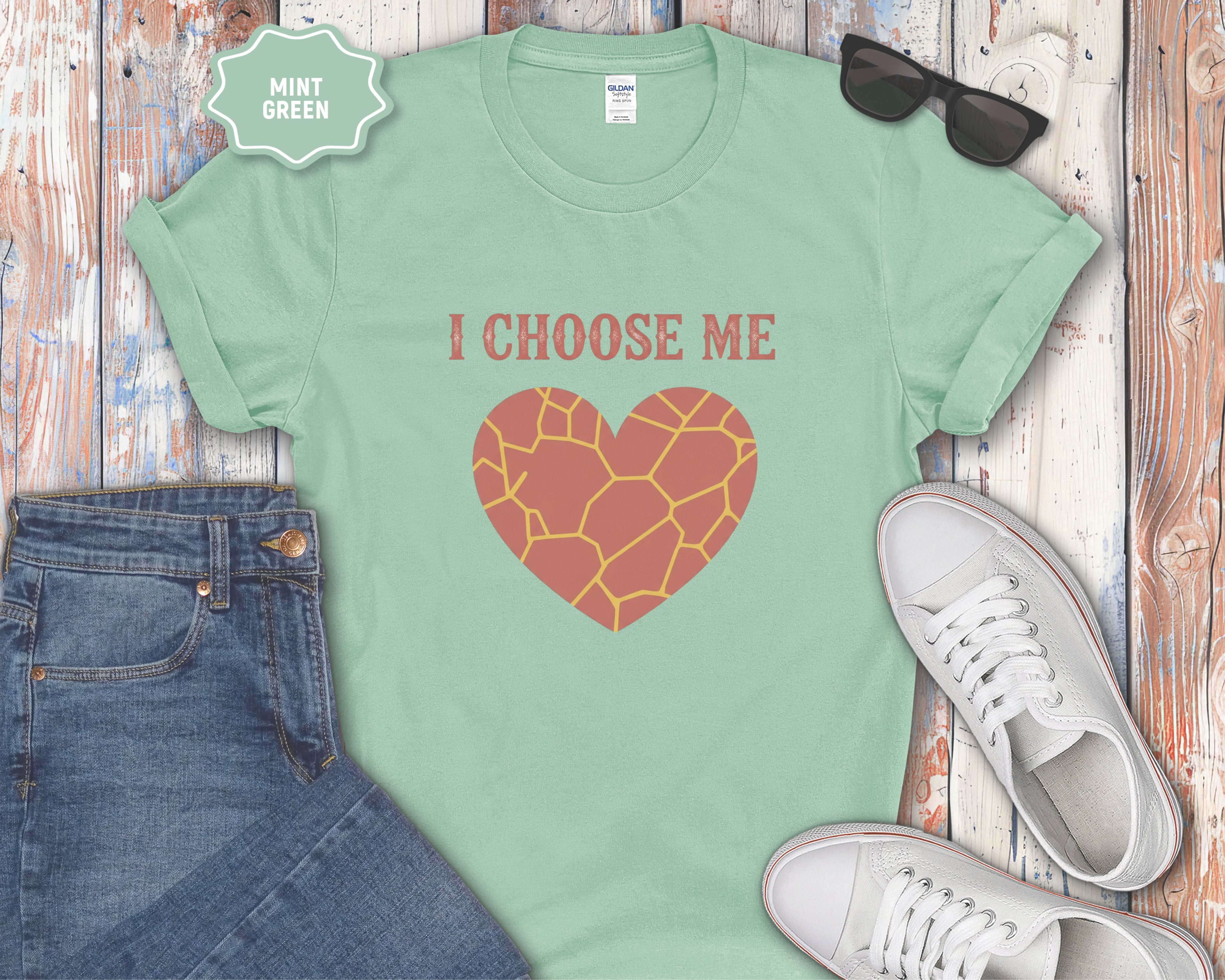 I Choose Me Heart Graphic T-Shirt