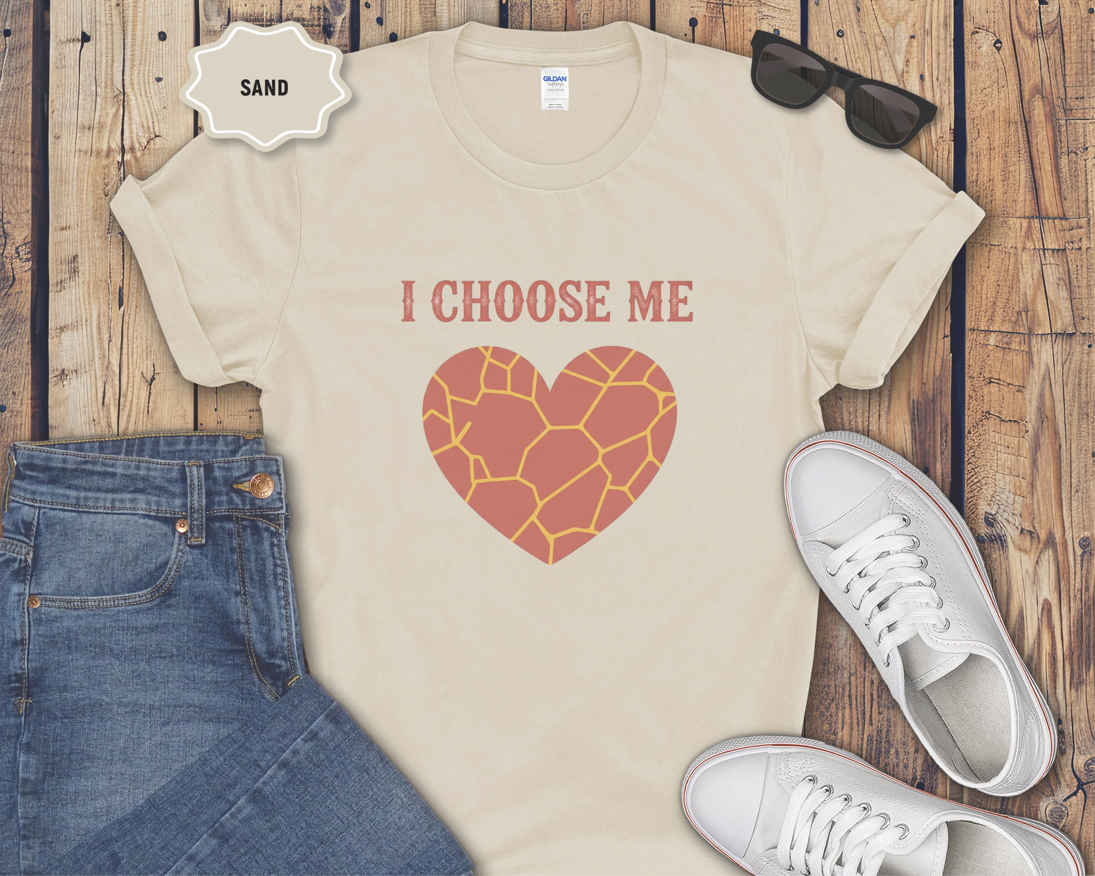 I Choose Me Heart Graphic T-Shirt