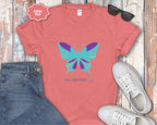 You Matter Teal Purple Butterfly T-Shirt