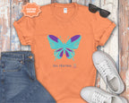 You Matter Teal Purple Butterfly T-Shirt