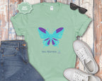 You Matter Teal Purple Butterfly T-Shirt