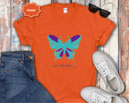 You Matter Teal Purple Butterfly T-Shirt