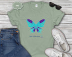 You Matter Teal Purple Butterfly T-Shirt