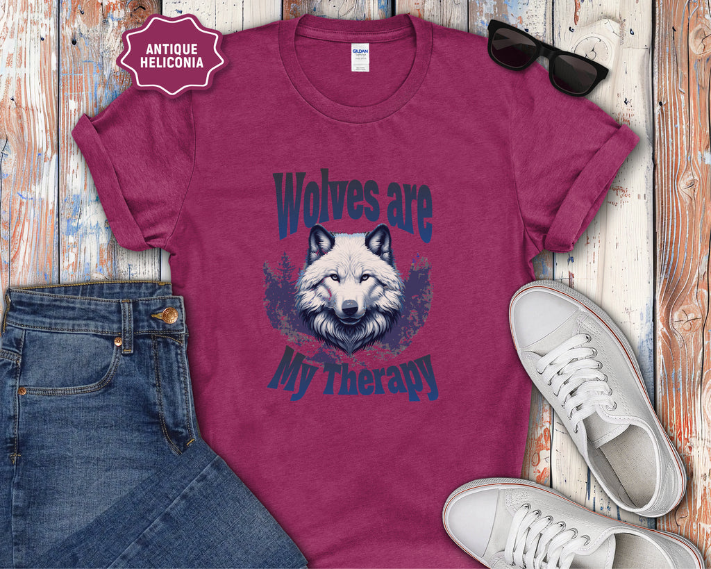 Wolves Are My Therapy T-Shirt