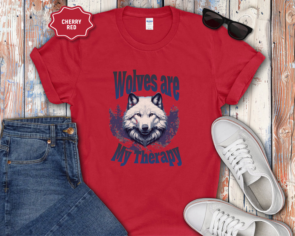 Wolves Are My Therapy T-Shirt