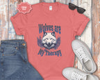 Wolves Are My Therapy T-Shirt
