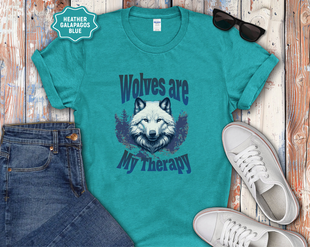 Wolves Are My Therapy T-Shirt