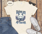 Wolves Are My Therapy T-Shirt