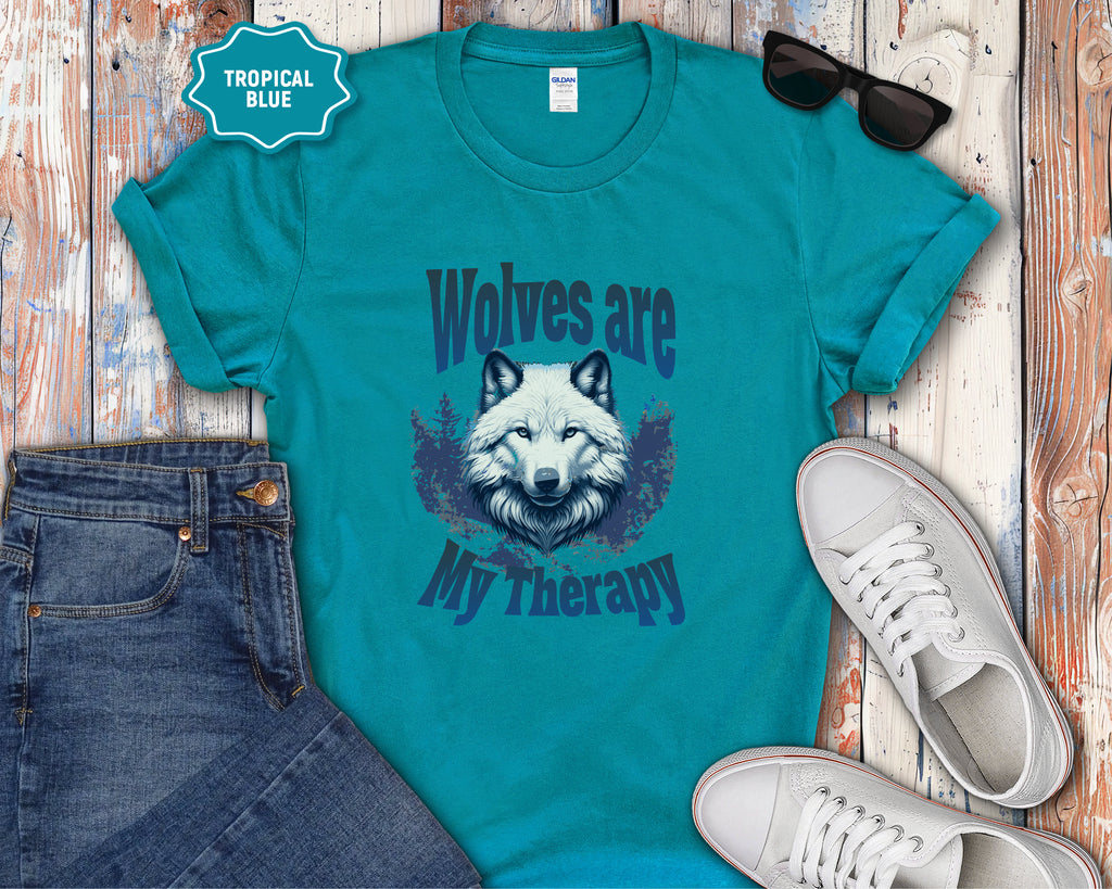 Wolves Are My Therapy T-Shirt
