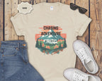 Retro Class A RV Camper Chasing Adventure T-Shirt
