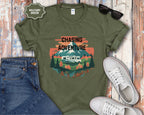 Retro Class A RV Camper Chasing Adventure T-Shirt