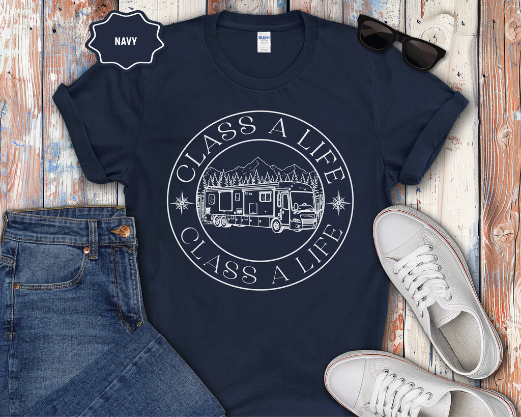 "Class A Life" Camper RV Graphic Tee