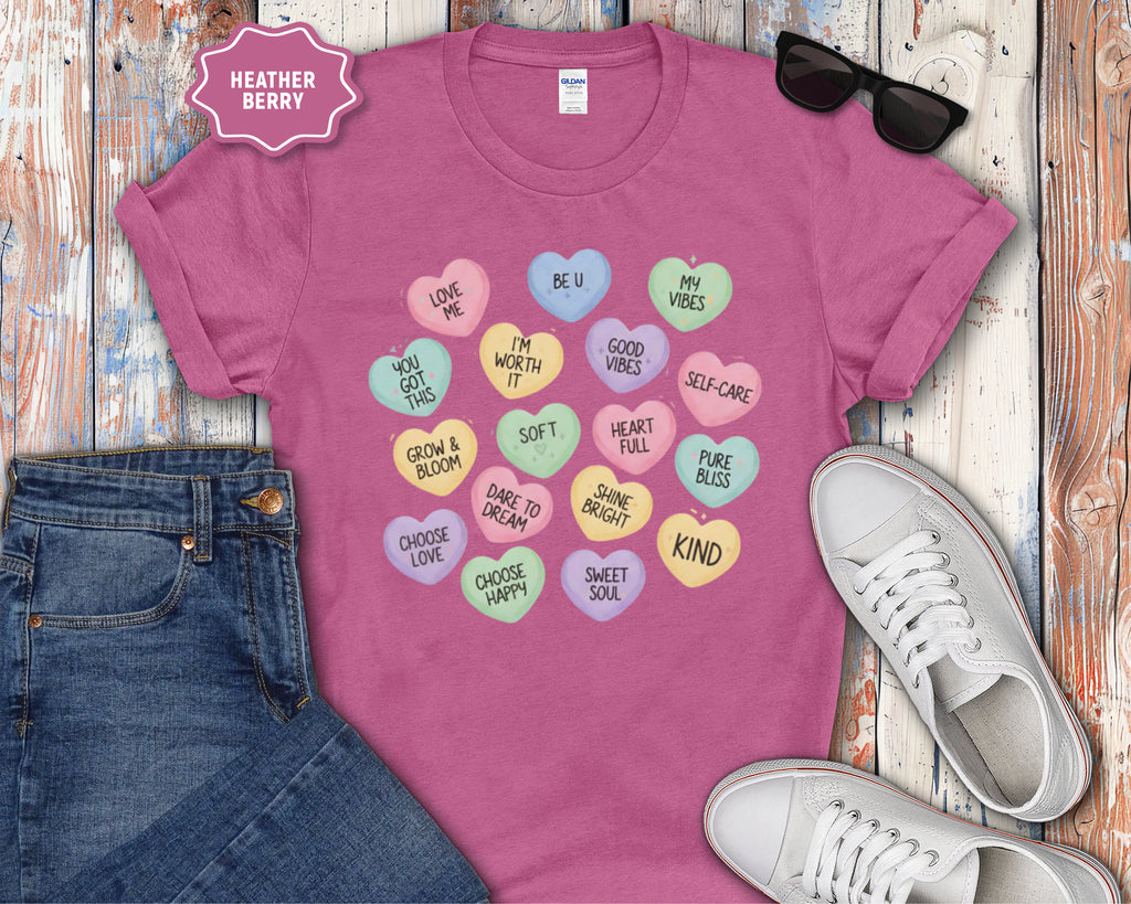 Conversation Heart Affrimation T-Shirt