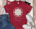 "Align Your Energy" Spiritual Graphic T-Shirt