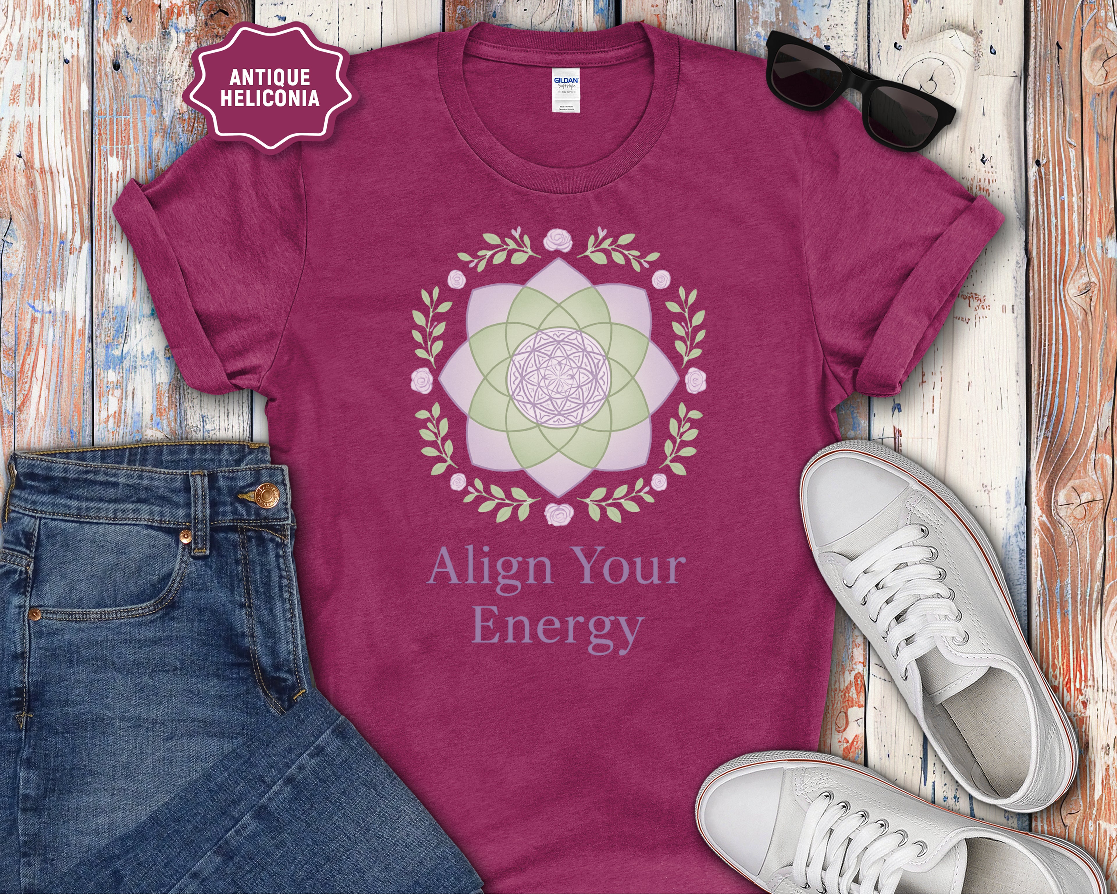 "Align Your Energy" Spiritual Graphic T-Shirt