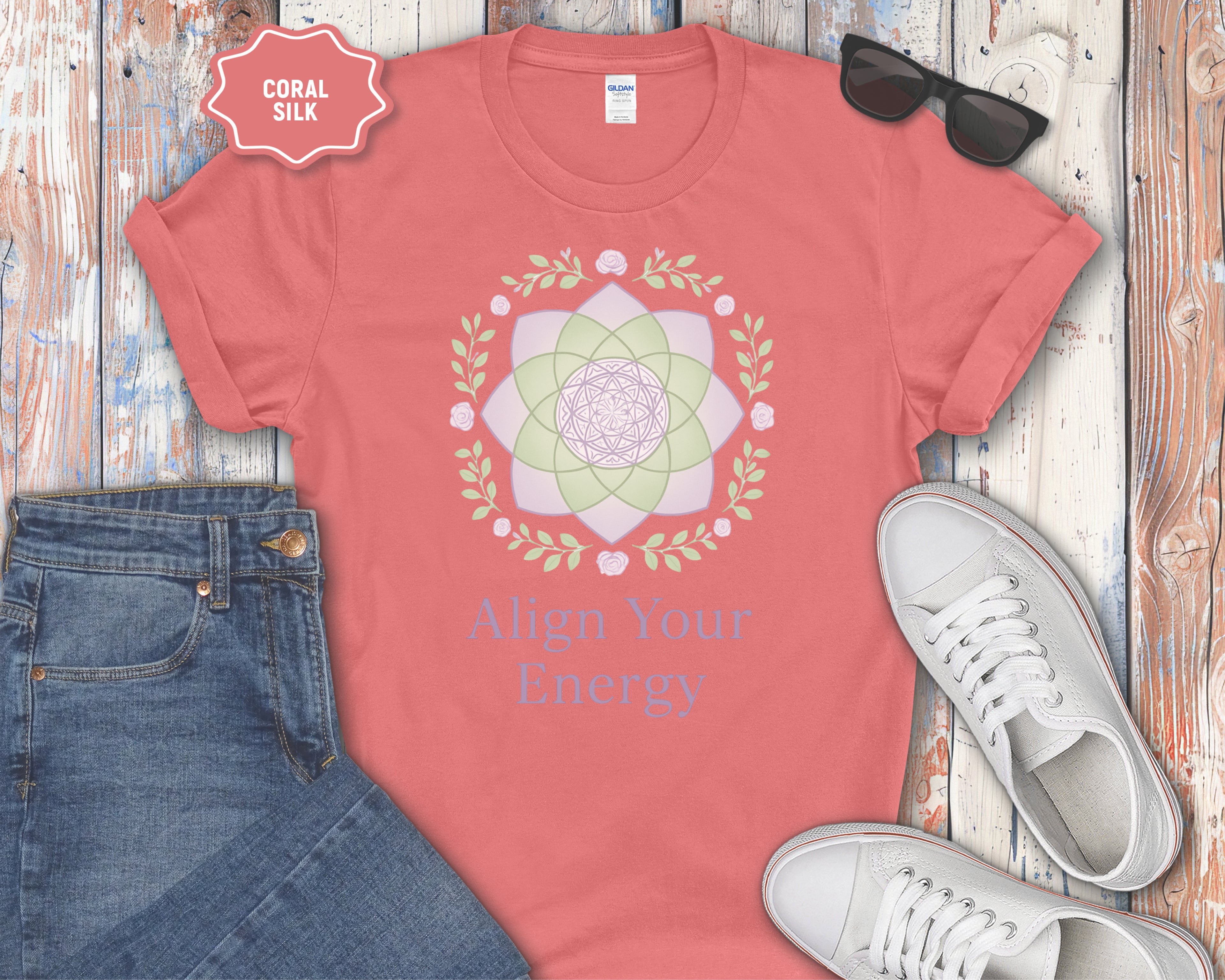 "Align Your Energy" Spiritual Graphic T-Shirt
