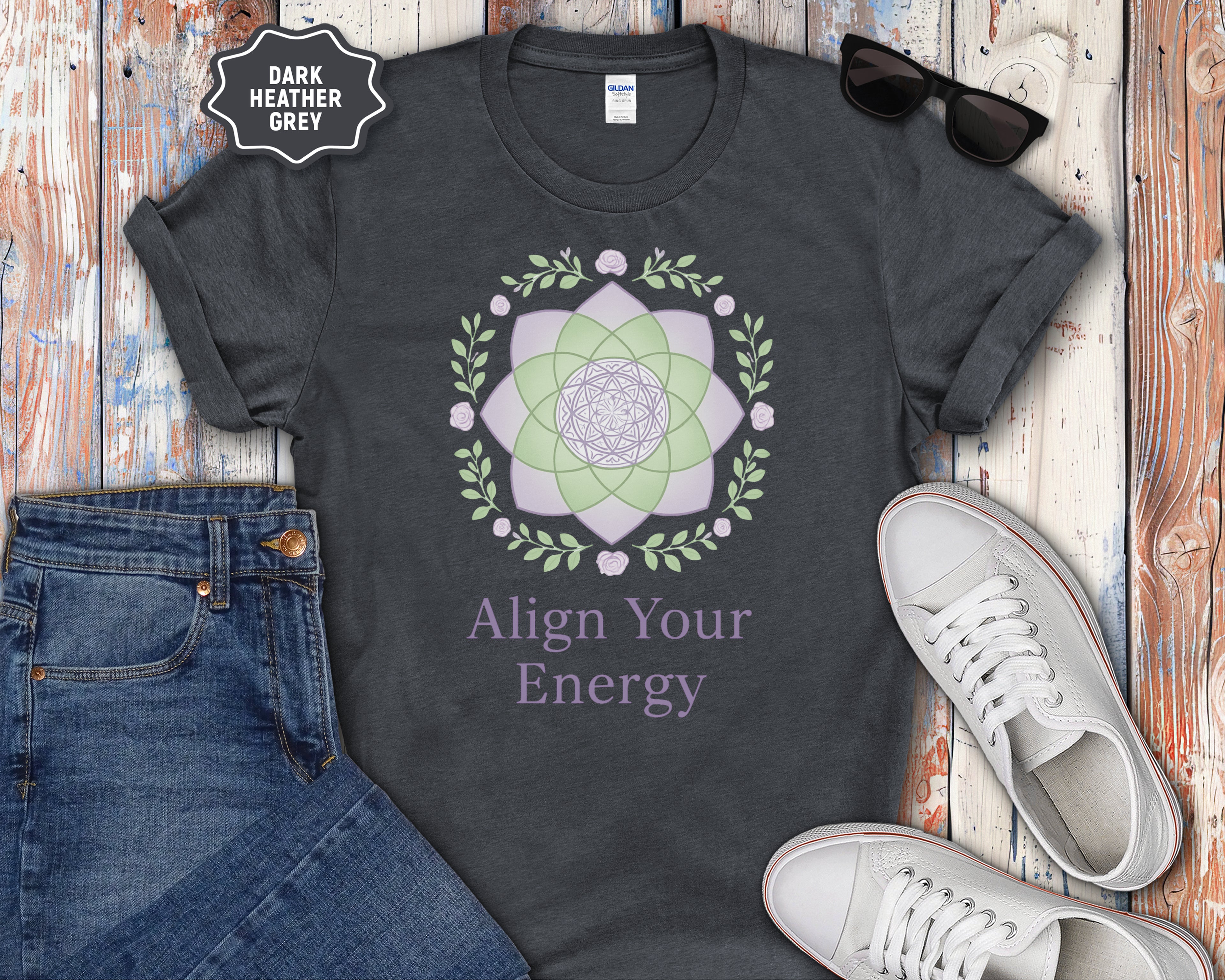 "Align Your Energy" Spiritual Graphic T-Shirt
