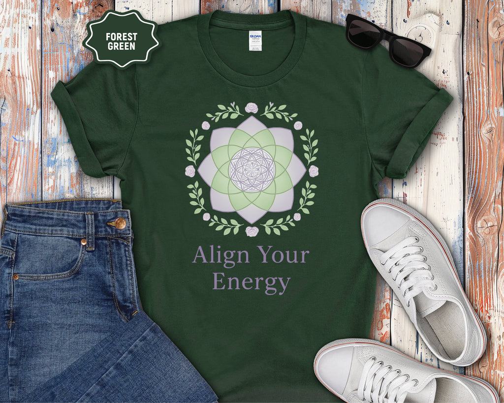 "Align Your Energy" Spiritual Graphic T-Shirt