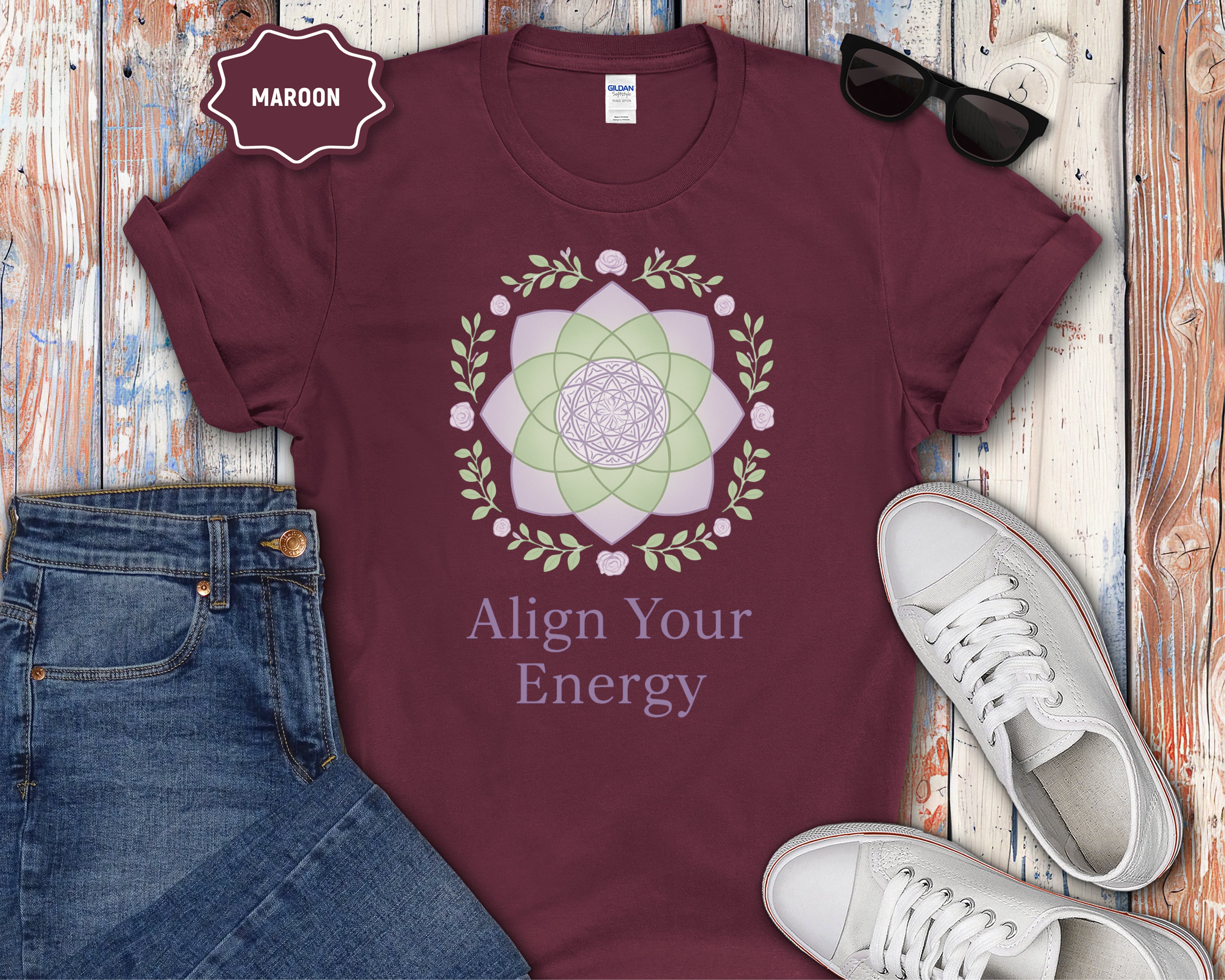 "Align Your Energy" Spiritual Graphic T-Shirt
