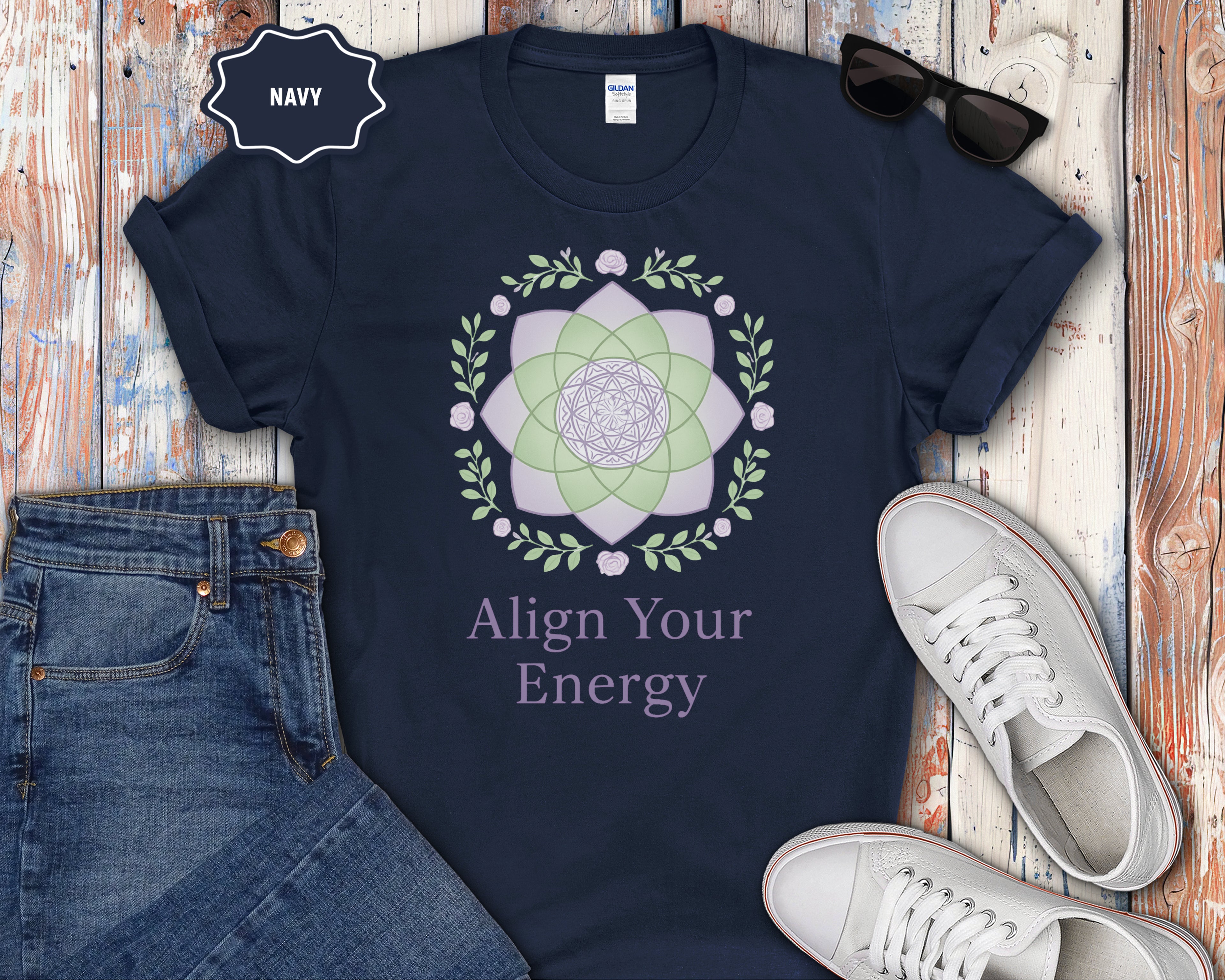 "Align Your Energy" Spiritual Graphic T-Shirt
