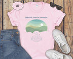 Breath. Unplug. Refresh. Mountain Graphic T-Shirt